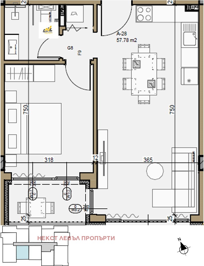 Продава 2-СТАЕН, гр. София, Малинова долина, снимка 1 - Aпартаменти - 49356775