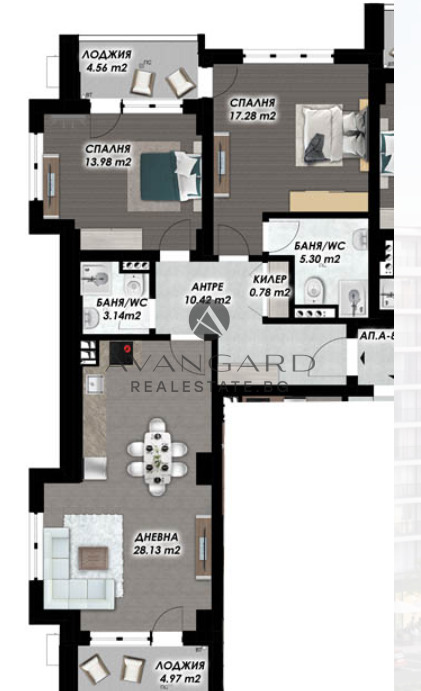 Продава 3-СТАЕН, гр. Пловдив, Кършияка, снимка 3 - Апартаменти - 53444226