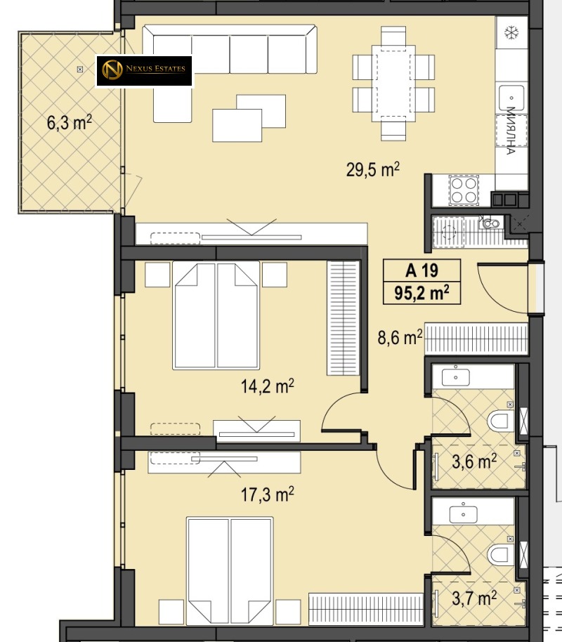 Продава 3-СТАЕН, гр. София, Бояна, снимка 6 - Апартаменти - 53398611