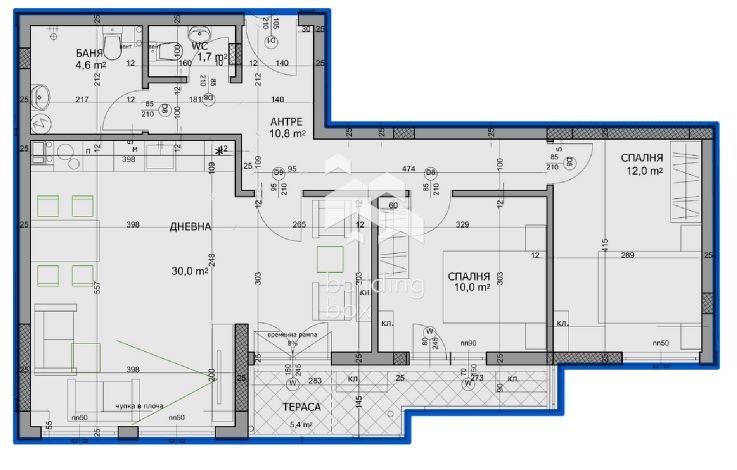 Продава 3-СТАЕН, гр. Пловдив, Христо Смирненски, снимка 3 - Апартаменти - 54004633