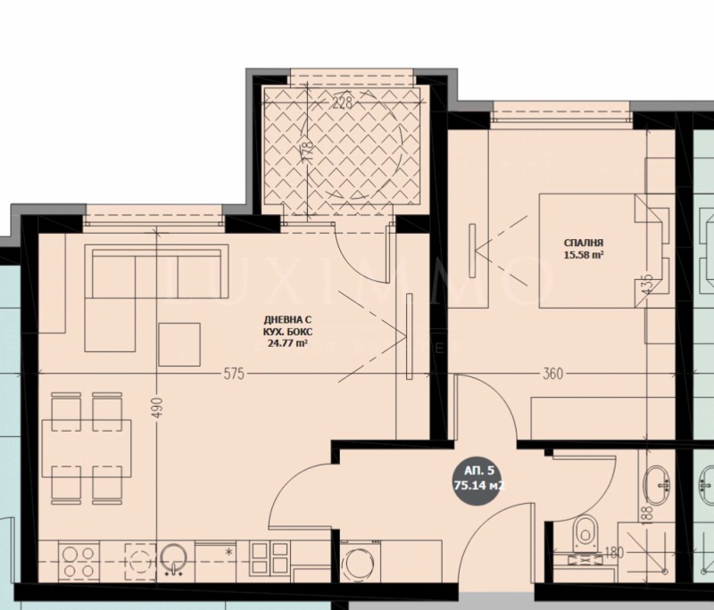 Zu verkaufen  1 Schlafzimmer Sofia , Witoscha , 75 qm | 57916026 - Bild [2]