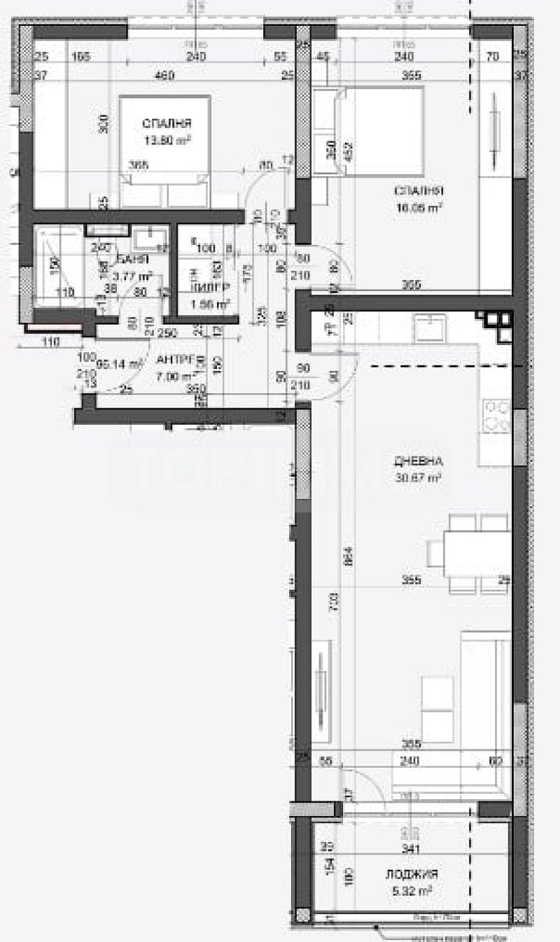 À venda  2 quartos Varna , Vazrajdane 4 , 107 m² | 31891616 - imagem [2]
