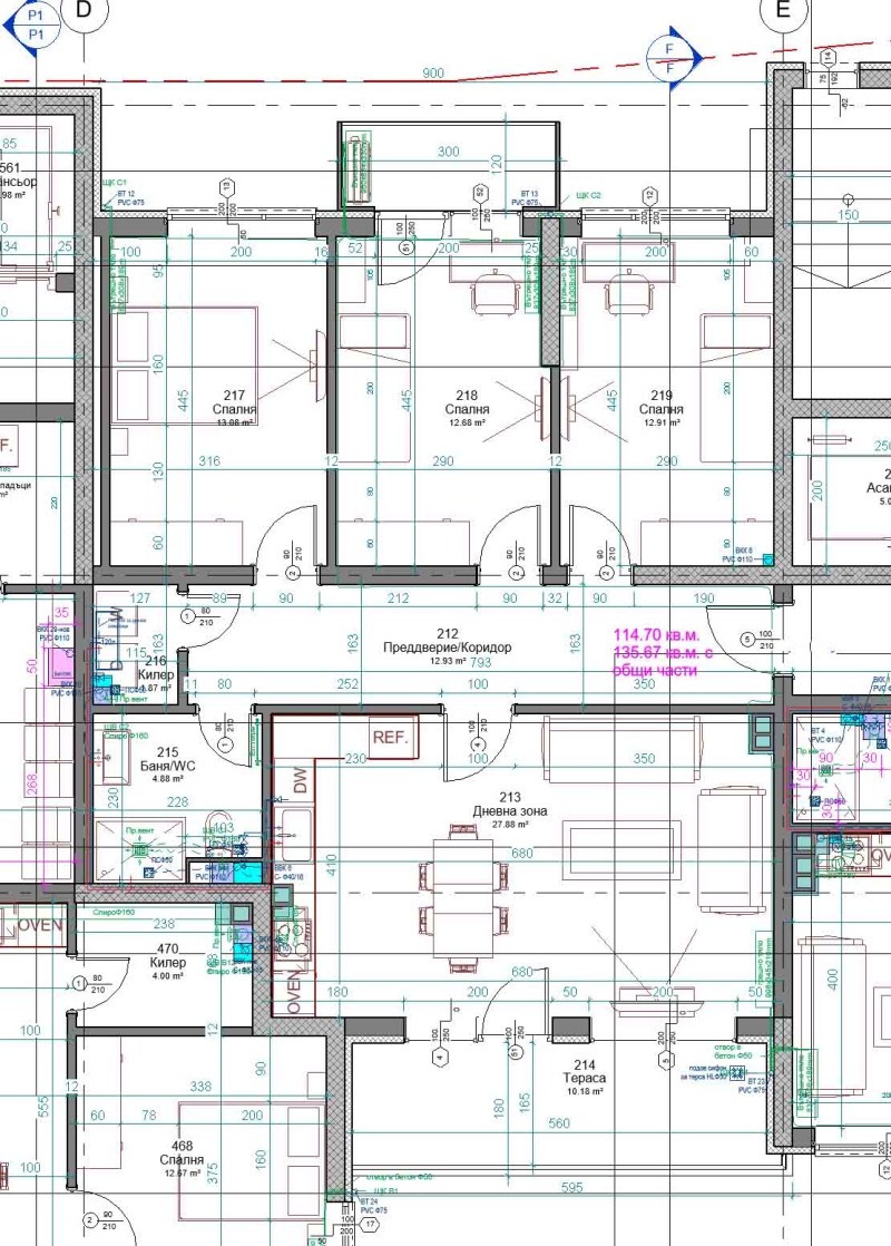 Продается  3+ спальни Варна , к.к. Св.Св. Константин и Елена , 135 кв.м | 68943732 - изображение [2]