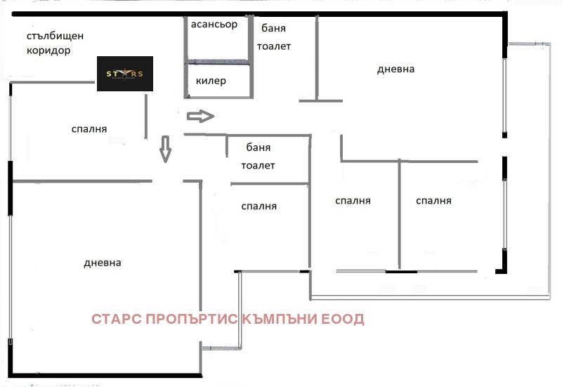 Продава МНОГОСТАЕН, гр. Варна, Окръжна болница-Генерали, снимка 1 - Aпартаменти - 49088140