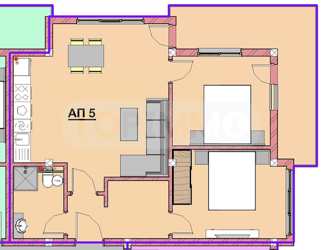 Продава 3-СТАЕН, гр. Балчик, област Добрич, снимка 10 - Апартаменти - 54212847
