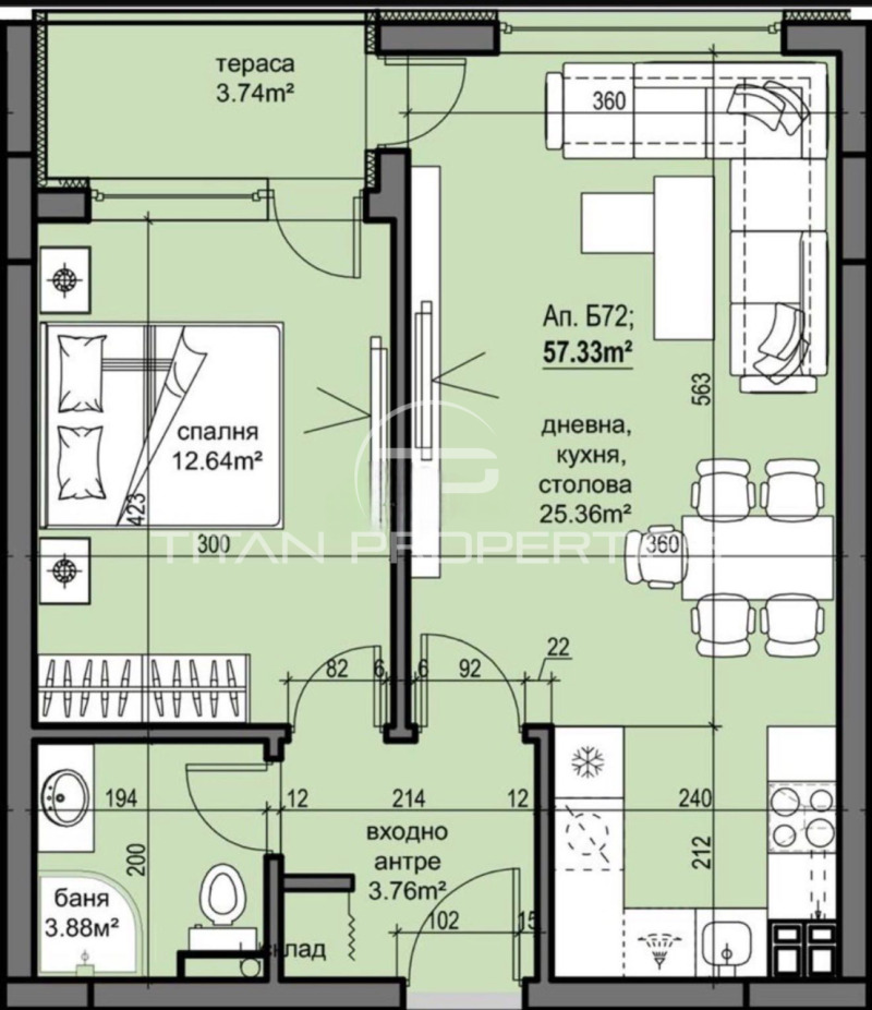 Продава 2-СТАЕН, гр. Пловдив, Христо Смирненски, снимка 9 - Апартаменти - 53122020