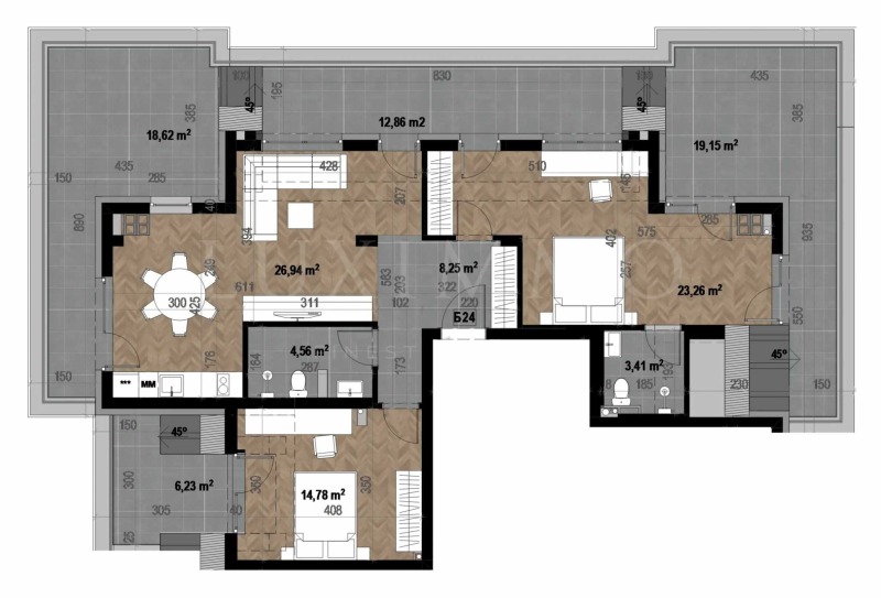 Продава 3-СТАЕН, гр. София, Кръстова вада, снимка 3 - Апартаменти - 53596217