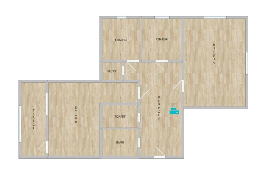 Продава 4-СТАЕН, гр. Варна, Лятно кино Тракия, снимка 2 - Апартаменти - 55712349