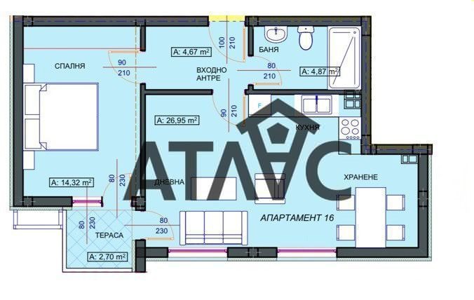 Продава  2-стаен област Пловдив , гр. Асеновград , 71 кв.м | 41570048