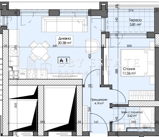 Продава 2-СТАЕН, гр. Пловдив, Гагарин, снимка 2 - Aпартаменти - 49285331