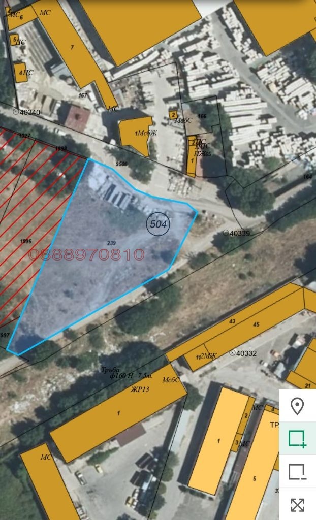 Продава ПАРЦЕЛ, гр. Пловдив, Индустриална зона - Север