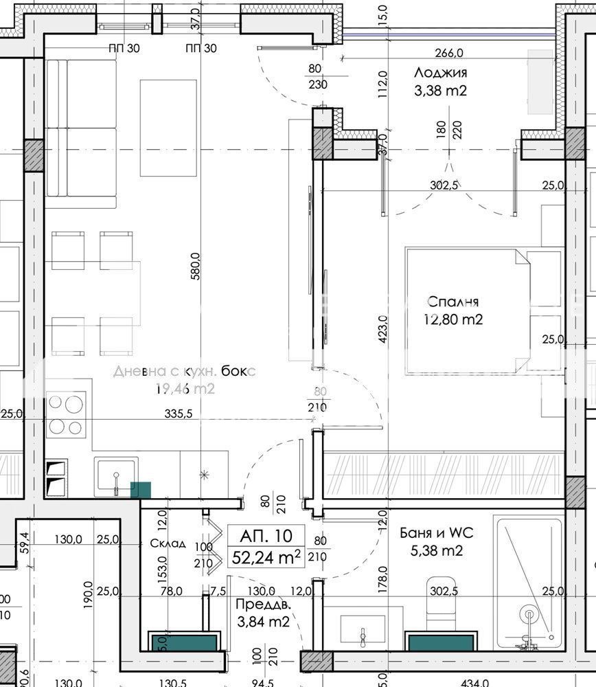 Продава 2-СТАЕН, гр. Пловдив, Беломорски, снимка 7 - Апартаменти - 53982239