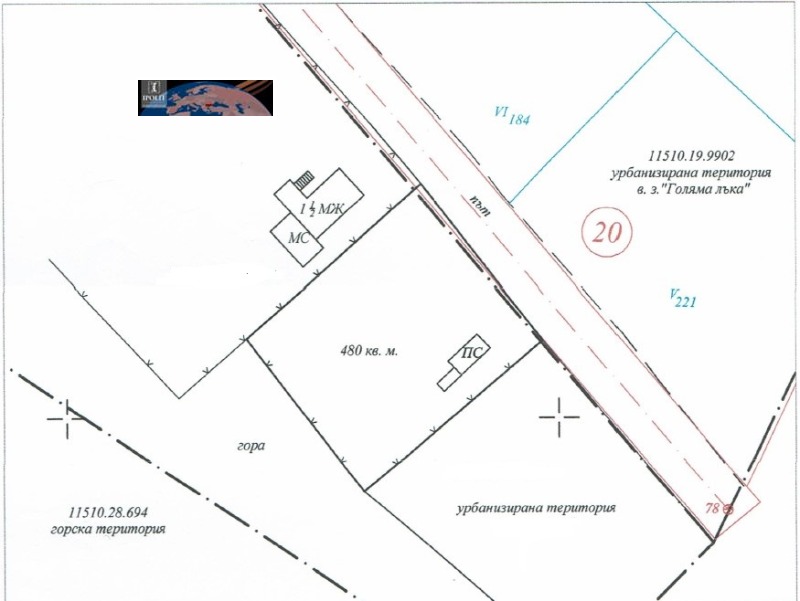 Продава ПАРЦЕЛ в област София, с. Владо Тричков - 508 кв.м / 35 000 € » 68 454.05 лв., ИПОЛИТ