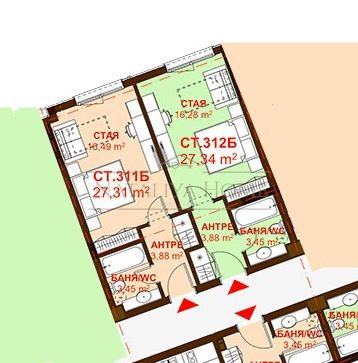 Продава 1-СТАЕН, гр. Бургас, Сарафово, снимка 6 - Апартаменти - 53271134