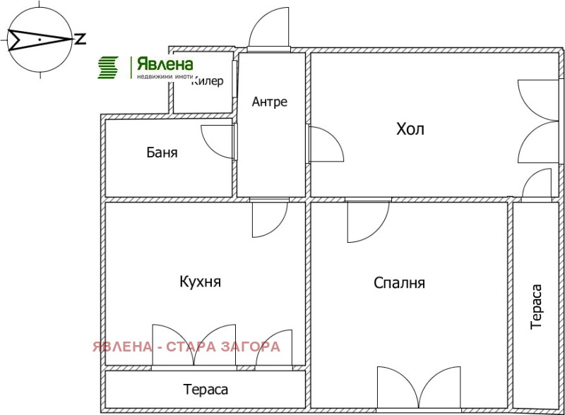 Na prodej  1 ložnice Stara Zagora , Opalčenski , 55 m2 | 34201202 - obraz [12]