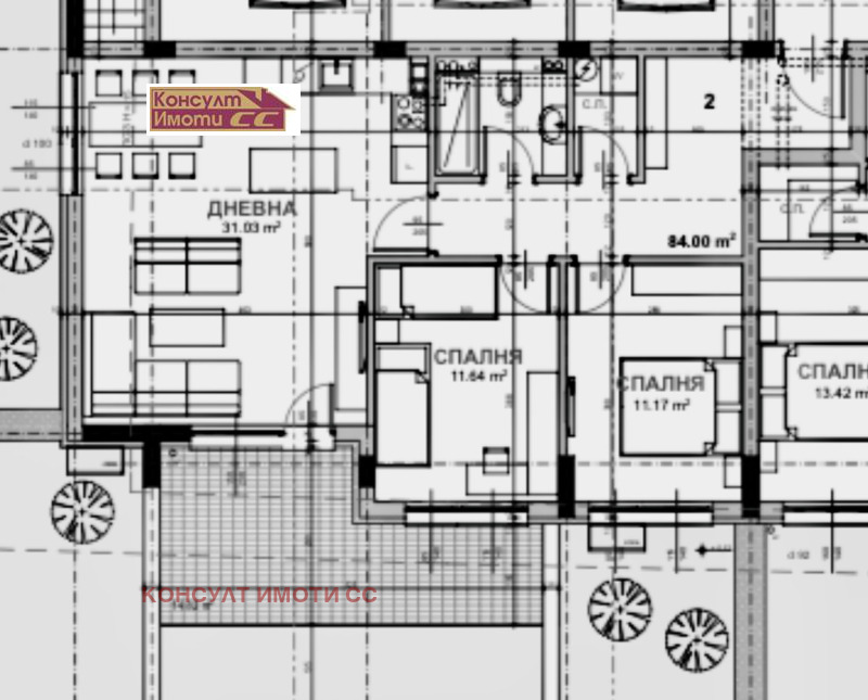 Продава 3-СТАЕН, гр. Стара Загора, Казански - изток