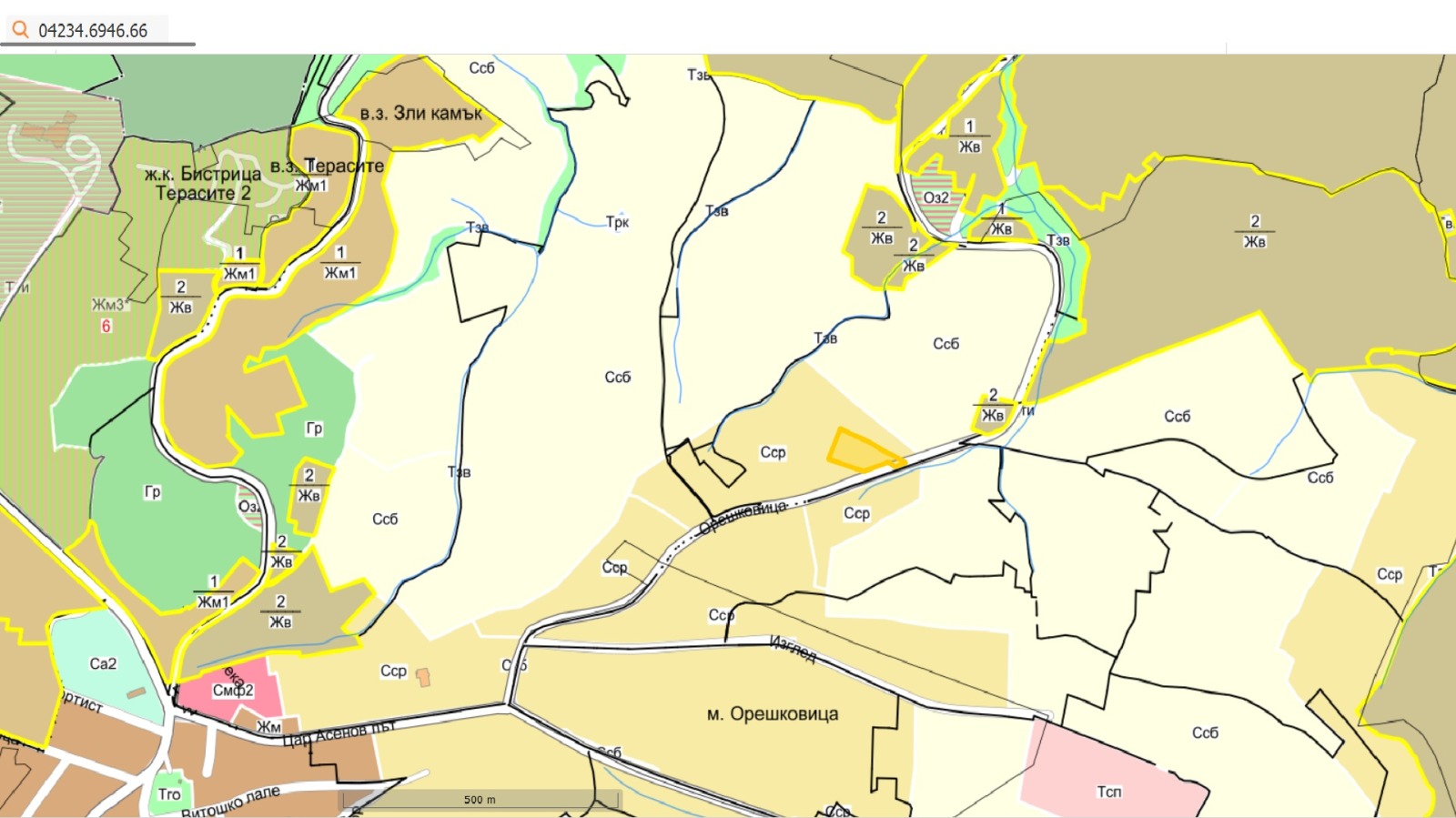 Продава ПАРЦЕЛ, гр. София, с. Бистрица, снимка 3 - Парцели - 53619966