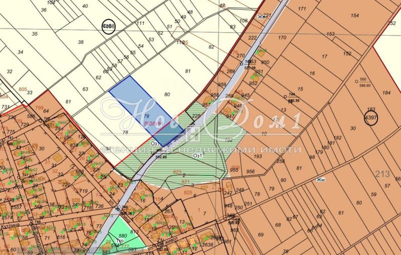 Продава ПАРЦЕЛ в град София, Република - 5303 кв.м / 164 800 € » 322 320.78 лв., НОВ ДОМ 1