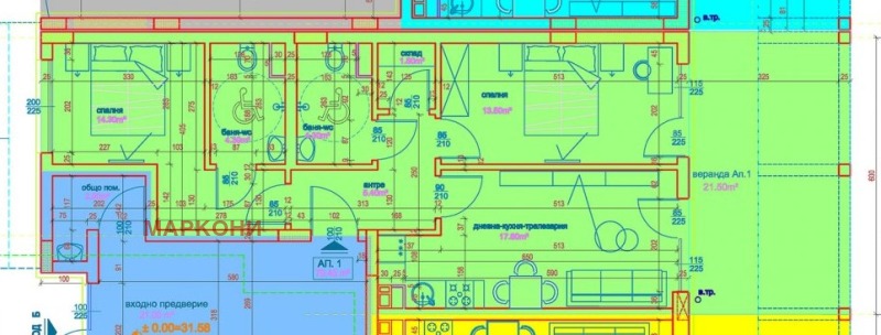 Продава  3-стаен град Бургас , Славейков , 103 кв.м | 20458060 - изображение [2]