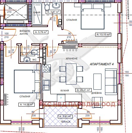 Продава 3-СТАЕН, гр. Пловдив, Коматево, снимка 2 - Апартаменти - 54680287