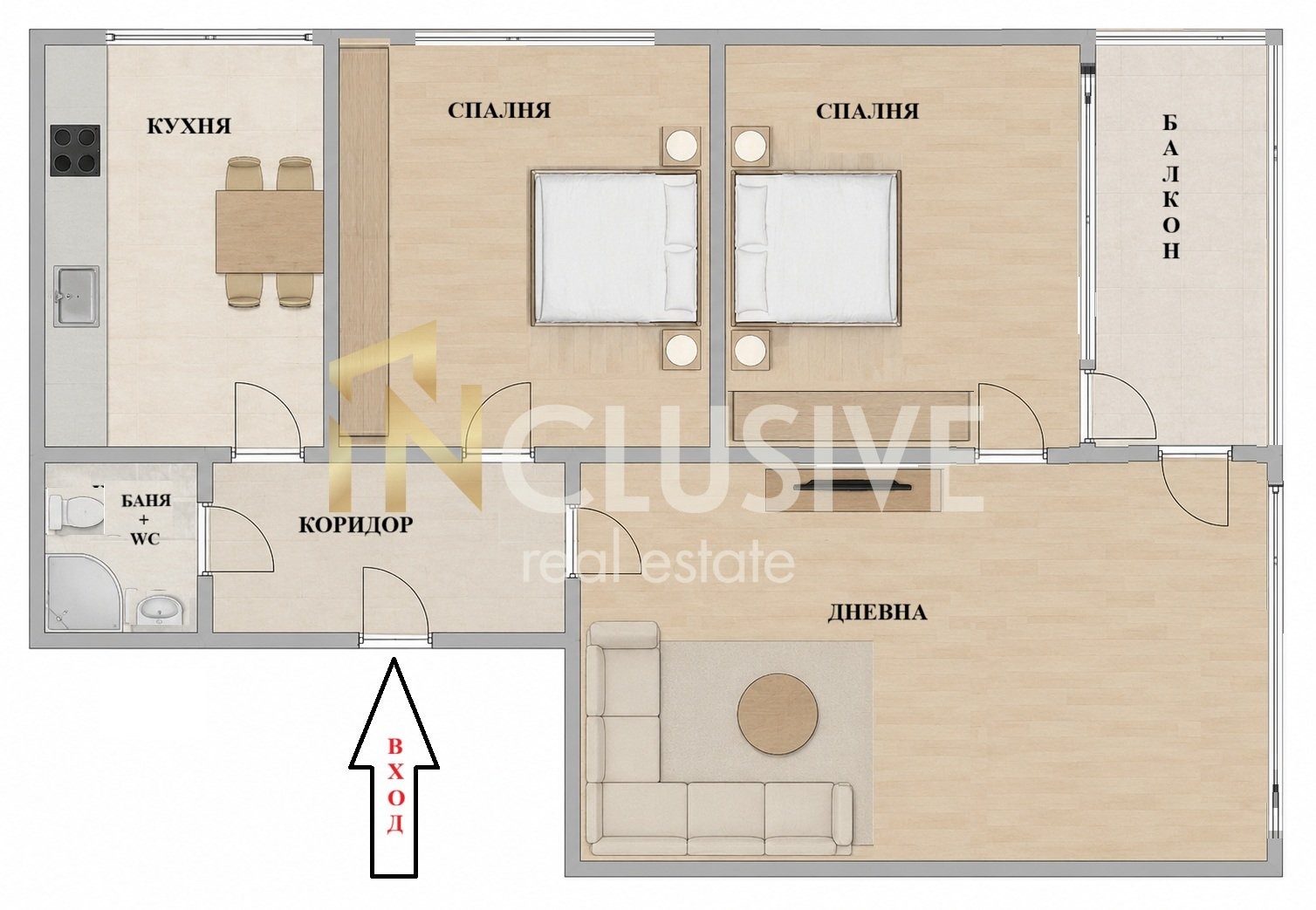 Продава 3-СТАЕН, гр. София, Сухата река, снимка 2 - Апартаменти - 55617326