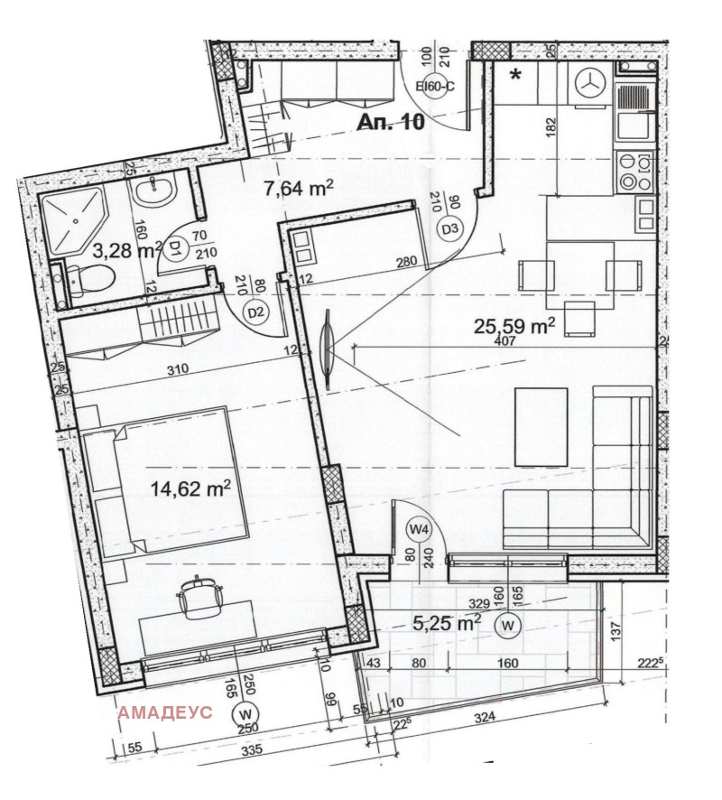 Продава 2-СТАЕН, гр. София, Овча купел, снимка 2 - Aпартаменти - 48314450