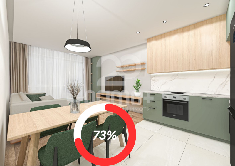 Продаја  2 спаваће собе Софија , Красно село , 70 м2 | 28486421