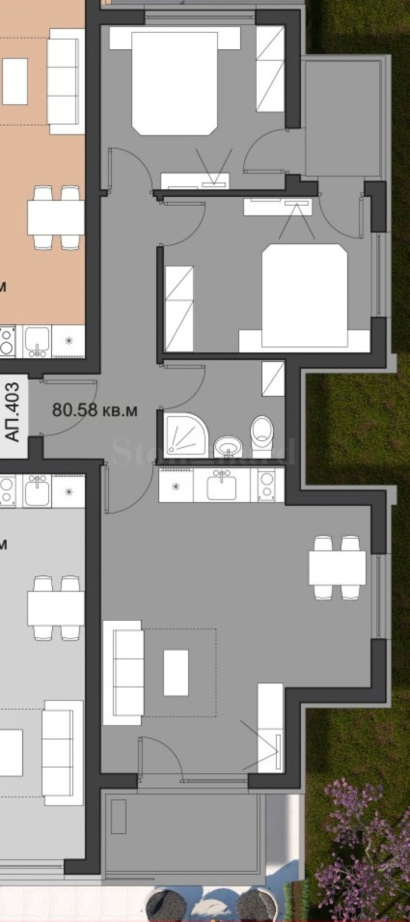 Продава 3-СТАЕН, к.к. Слънчев бряг, област Бургас, снимка 2 - Апартаменти - 53130223