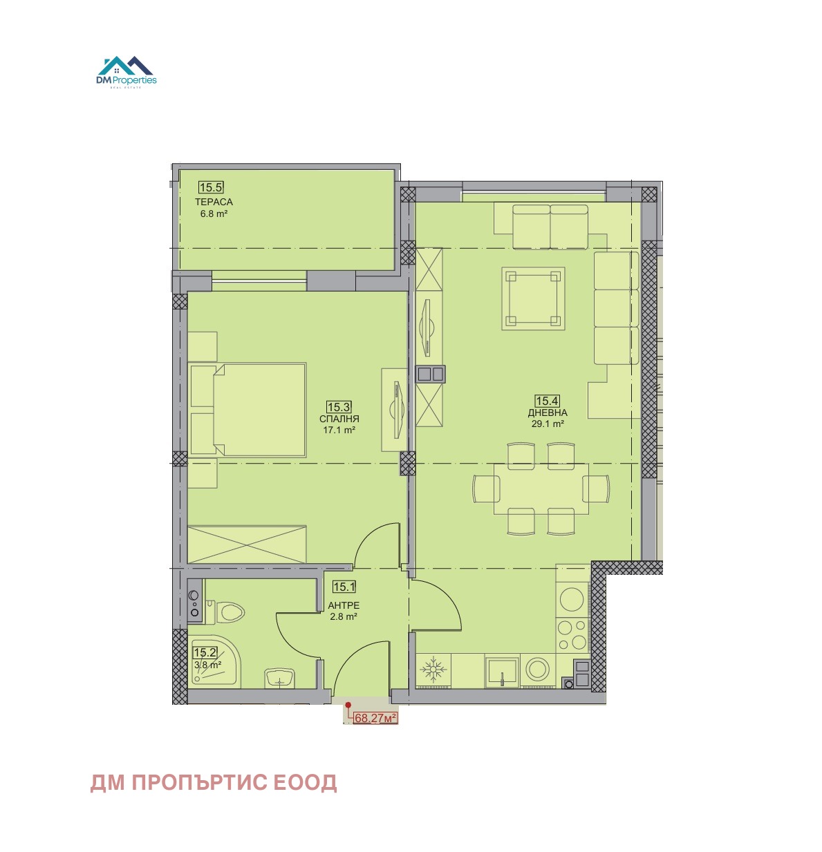 Продава 2-СТАЕН, гр. София, Малинова долина, снимка 11 - Апартаменти - 53329712
