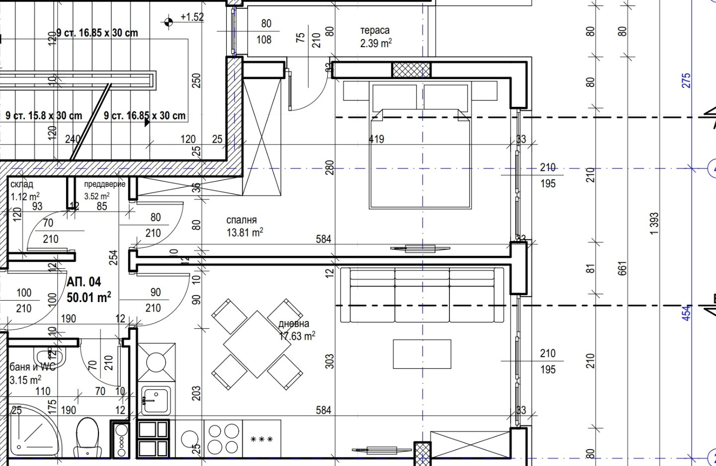 Продава 2-СТАЕН, гр. София, Зона Б-19, снимка 2 - Апартаменти - 53987531