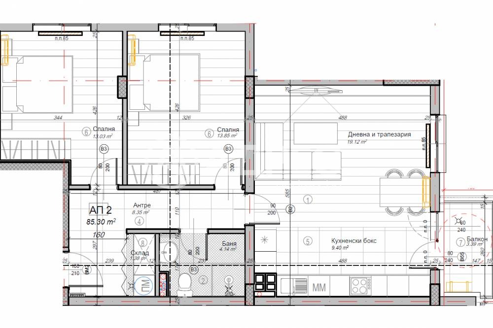 Продава 3-СТАЕН, гр. София, Слатина, снимка 3 - Апартаменти - 52872489
