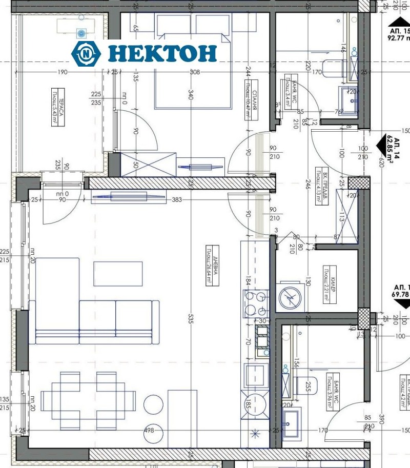 Продава 2-СТАЕН, гр. Варна, Владислав Варненчик 1, снимка 5 - Апартаменти - 52802359