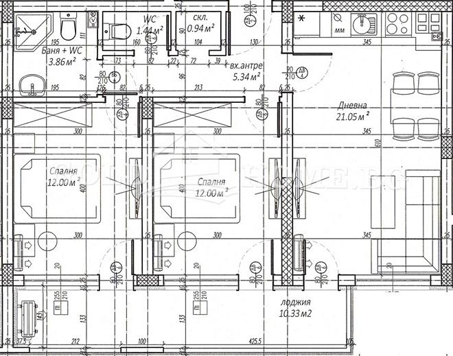 À venda  2 quartos Plovdiv , Belomorski , 91 m² | 59755117 - imagem [2]