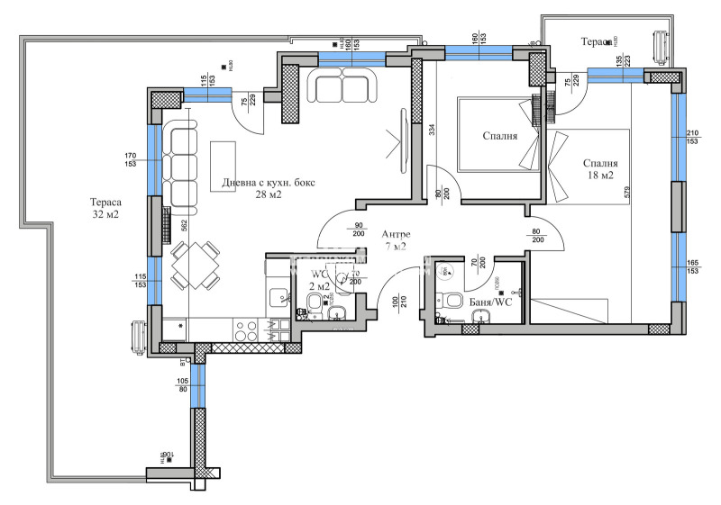 En venta  2 dormitorios Plovdiv , Karshiyaka , 151 metros cuadrados | 93181391 - imagen [3]