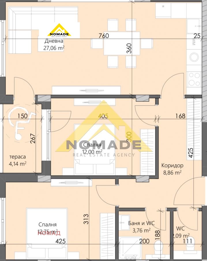 Продава 3-СТАЕН, гр. Пловдив, Кършияка, снимка 3 - Апартаменти - 49389373