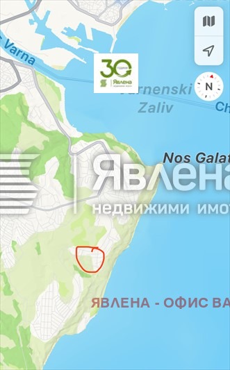 Продава ПАРЦЕЛ, гр. Варна, Галата, снимка 2 - Парцели - 54716015
