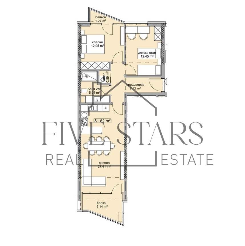 Продава 3-СТАЕН, гр. Варна, м-т Горна Трака, снимка 2 - Апартаменти - 54289971