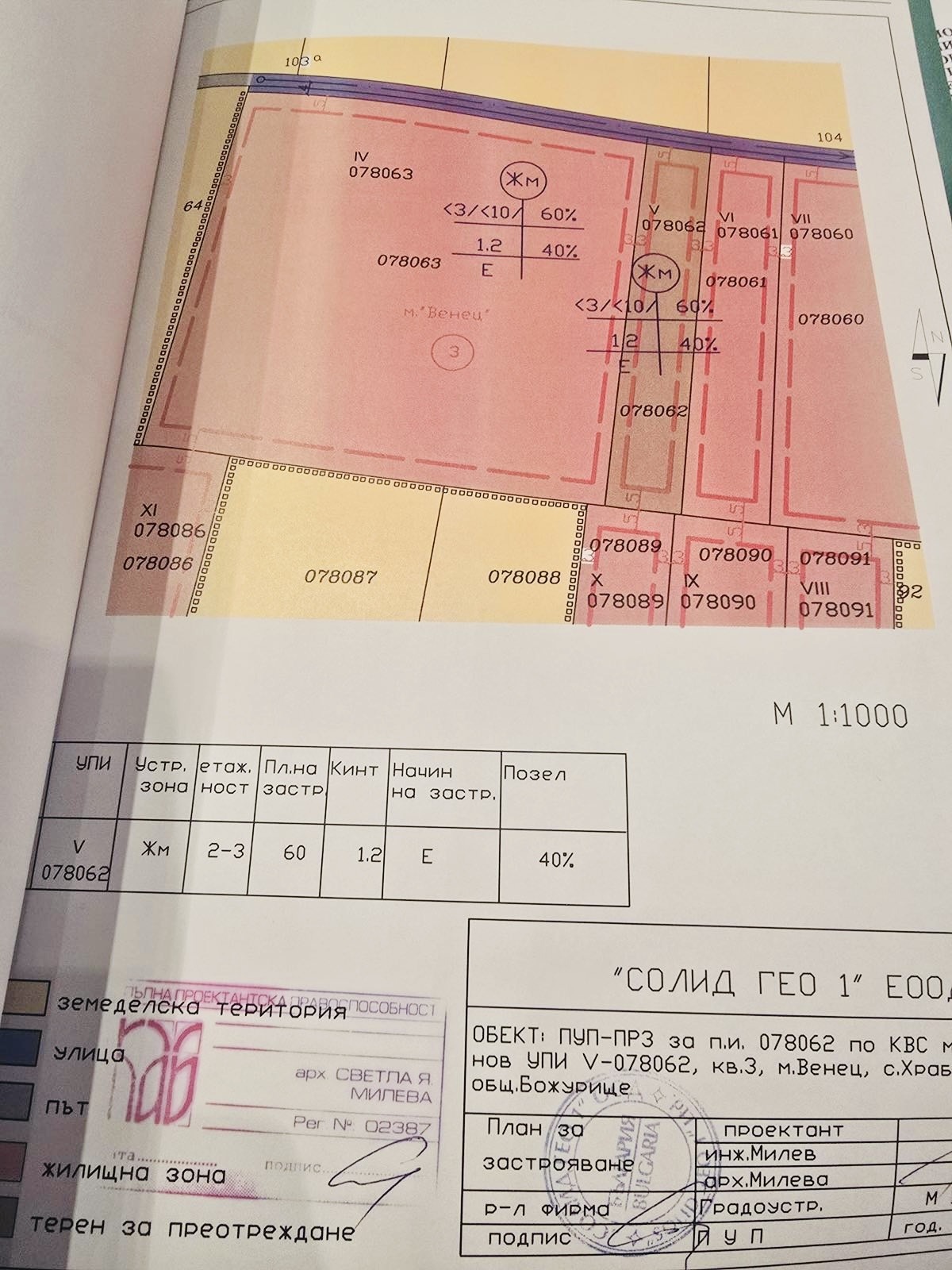 Продава ПАРЦЕЛ, с. Храбърско, област София област, снимка 5 - Парцели - 53615139
