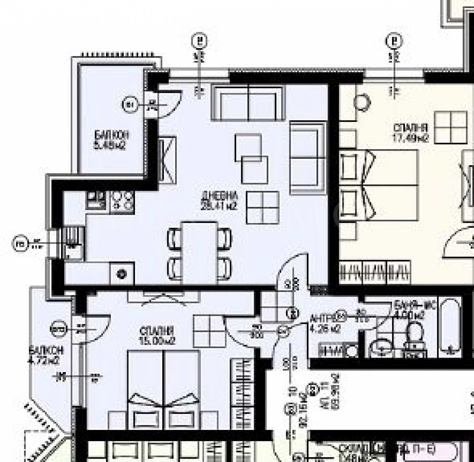 Продава 2-СТАЕН, гр. София, Драгалевци, снимка 3 - Апартаменти - 54644428