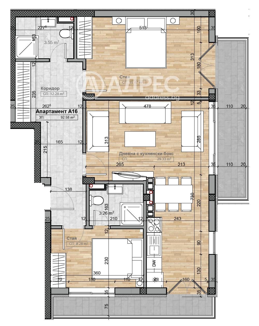 Продава 3-СТАЕН, гр. София, Манастирски ливади