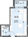 Продава  1-стаен град Пловдив , Тракия , 46 кв.м | 93103643 - изображение [2]