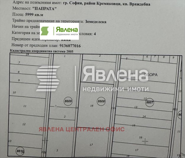 Продава ПАРЦЕЛ, гр. София, Кремиковци
