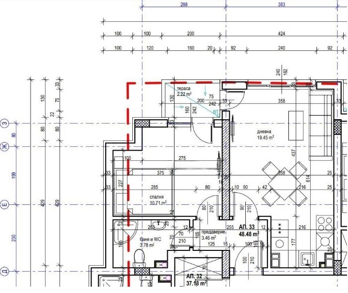 Te koop  1 slaapkamer Sofia , Levski , 56 m² | 46433852 - afbeelding [9]