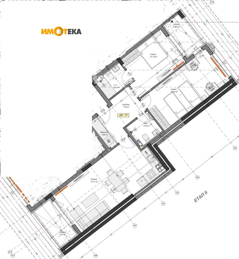 Na prodej  2 ložnice Sofia , Mladost 4 , 120 m2 | 65305779 - obraz [2]