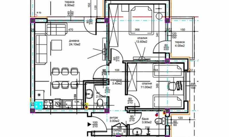 Продава 3-СТАЕН, гр. Пловдив, Беломорски, снимка 2 - Апартаменти - 52914140