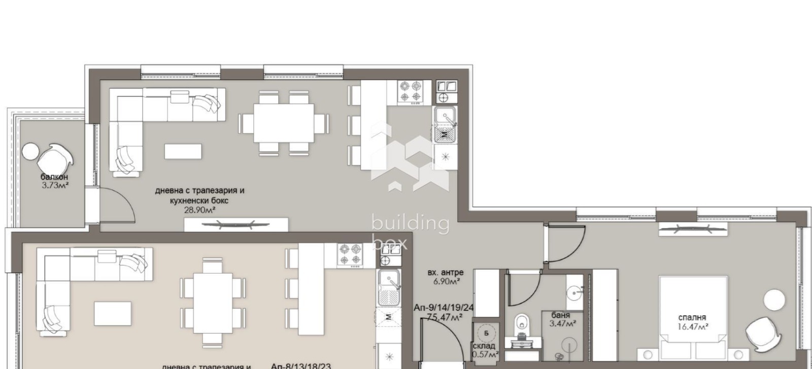Продава 2-СТАЕН, гр. София, Люлин 5, снимка 2 - Апартаменти - 54122151
