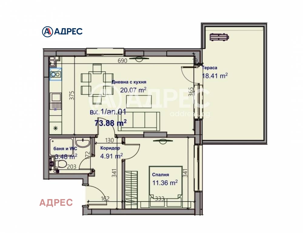 Продава 2-СТАЕН, гр. Варна, Младост 1, снимка 4 - Апартаменти - 54134937