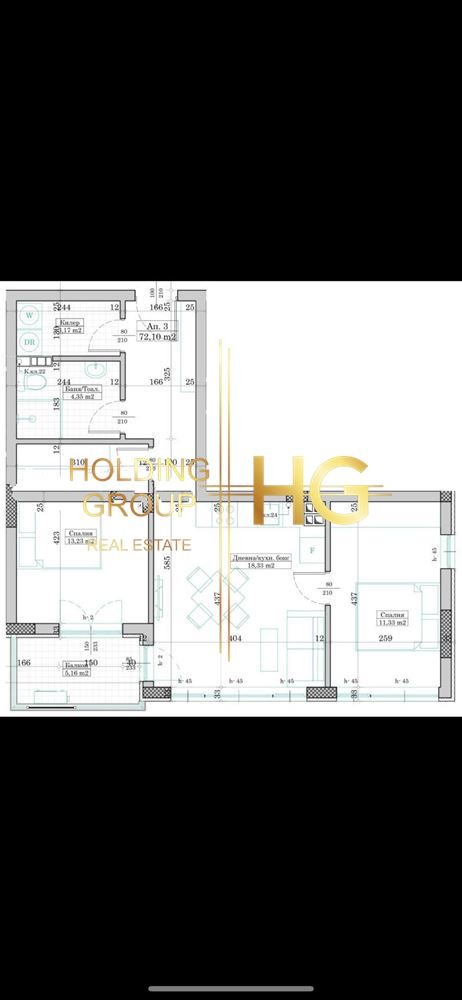 Продава 3-СТАЕН, гр. Варна, Гранд Мол, снимка 1 - Aпартаменти - 47490467