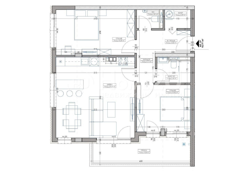 Продава 3-СТАЕН, гр. Варна, Владислав Варненчик 1, снимка 2 - Апартаменти - 53093695
