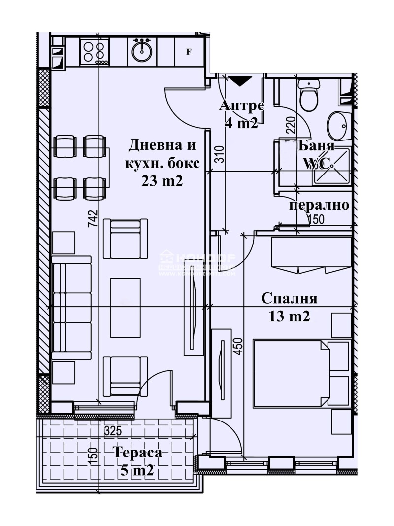 Til salgs  1 soverom Plovdiv , Karsjijaka , 70 kvm | 75860230 - bilde [3]